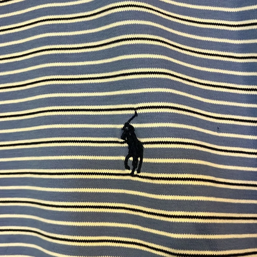 Polo Ralph Lauren Pima Soft Touch Polo Shirt Men's Blue Stripe